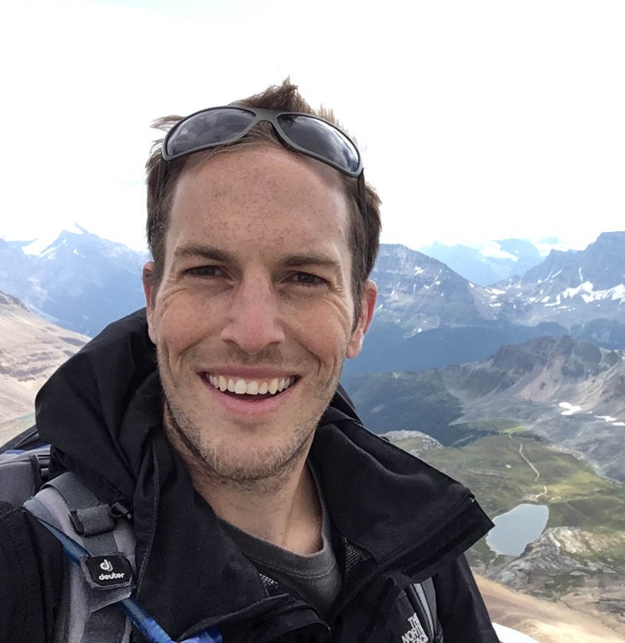 Picture of me on a mountain.